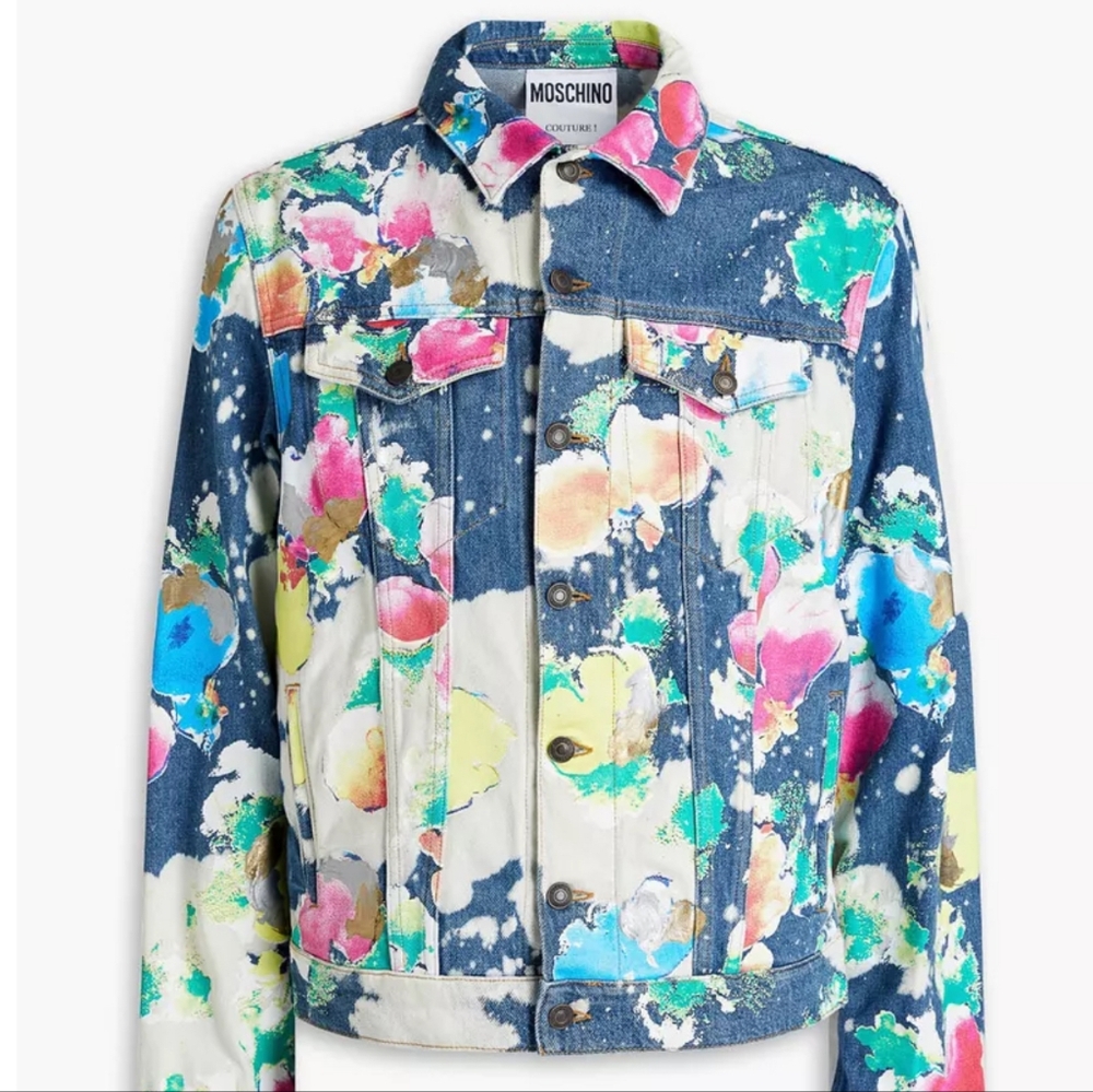 Moschino couture denim jacket